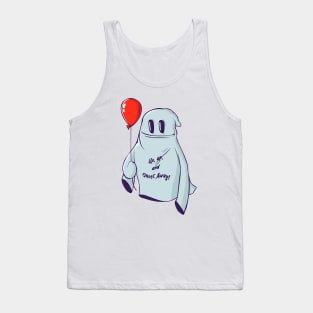 Ghost with balloon. Tank Top